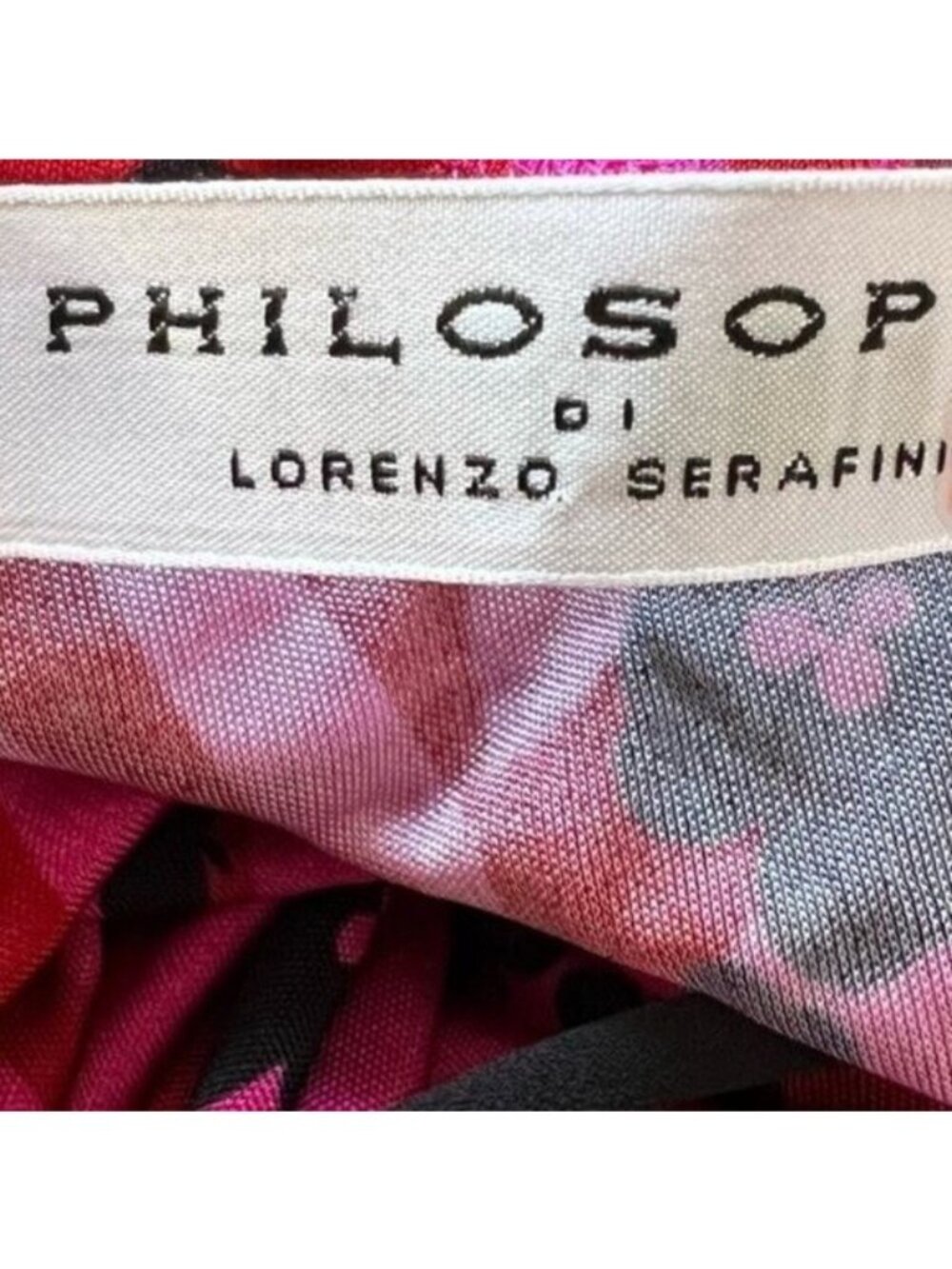 Philosophy di Lorenzo Serafini open back halter dress Psychedelic Maxi Size 2 - Picture 4 of 7